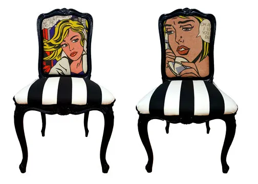 Pop Art Chairs - Set of 4