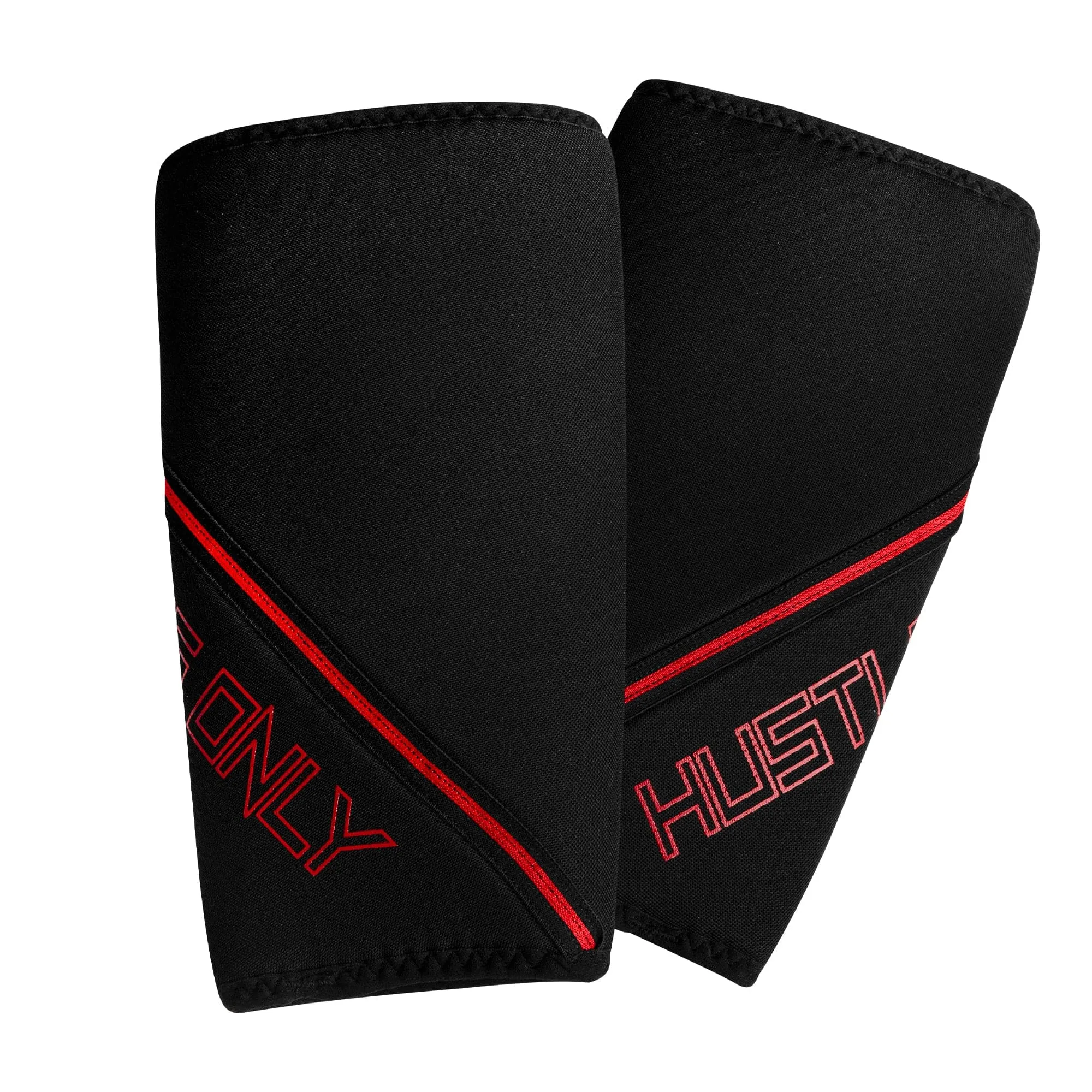 Powerlifting Knee Sleeves - 7mm Red
