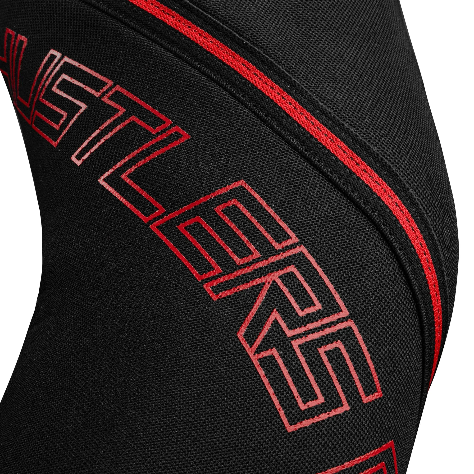 Powerlifting Knee Sleeves - 7mm Red