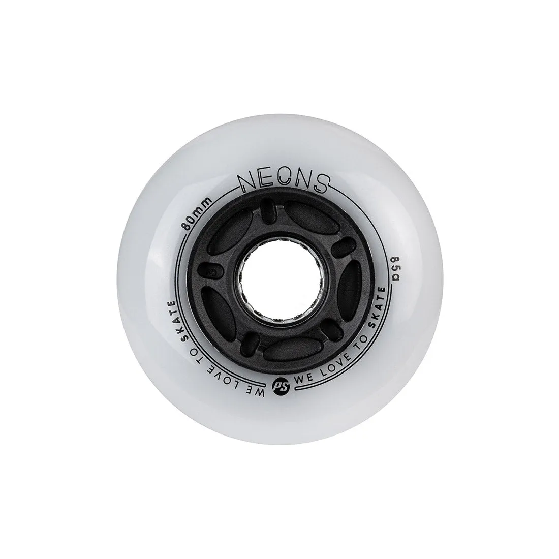 Powerslide Neons LED Inline Wheels 80mm/85a 4pk