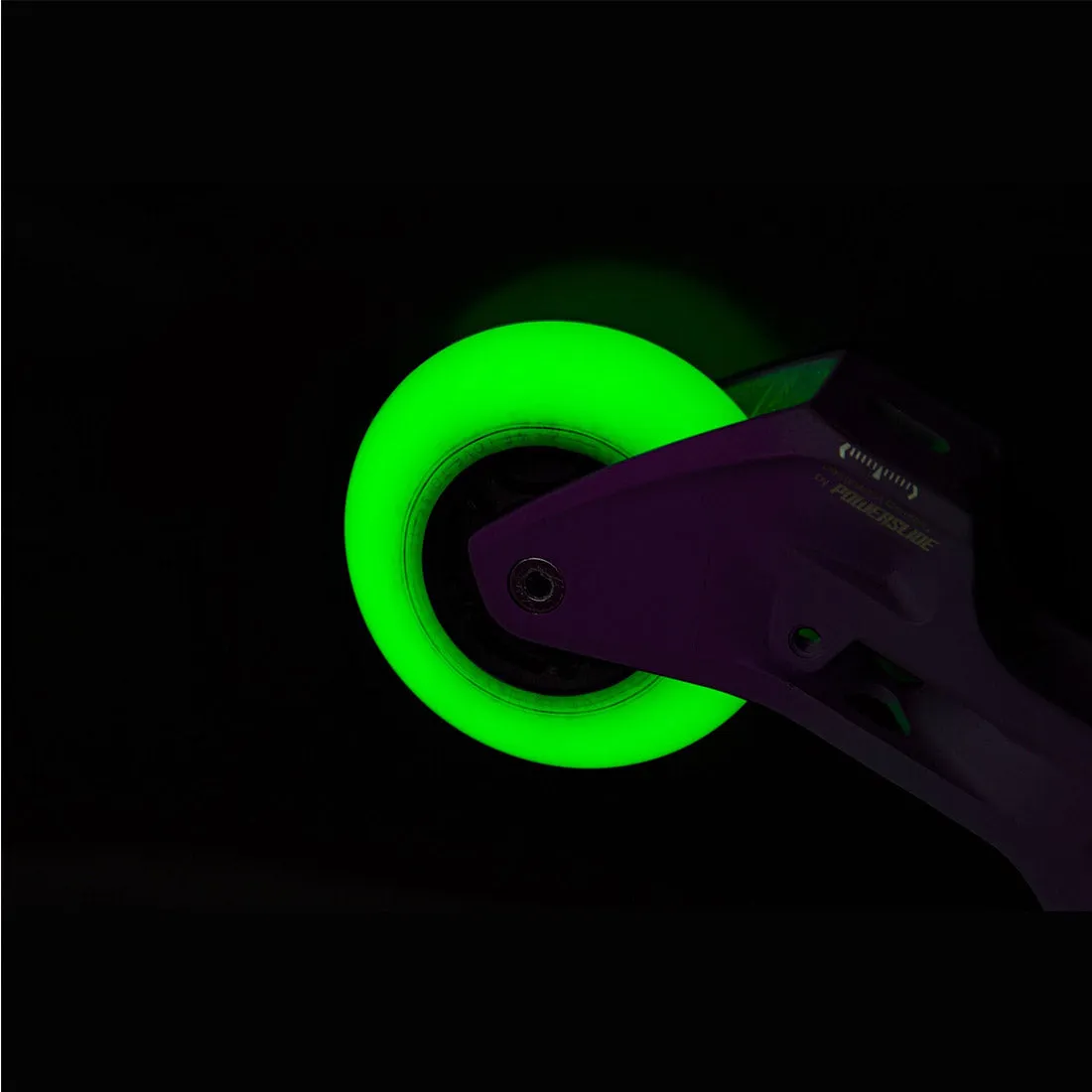 Powerslide Neons LED Inline Wheels 80mm/85a 4pk
