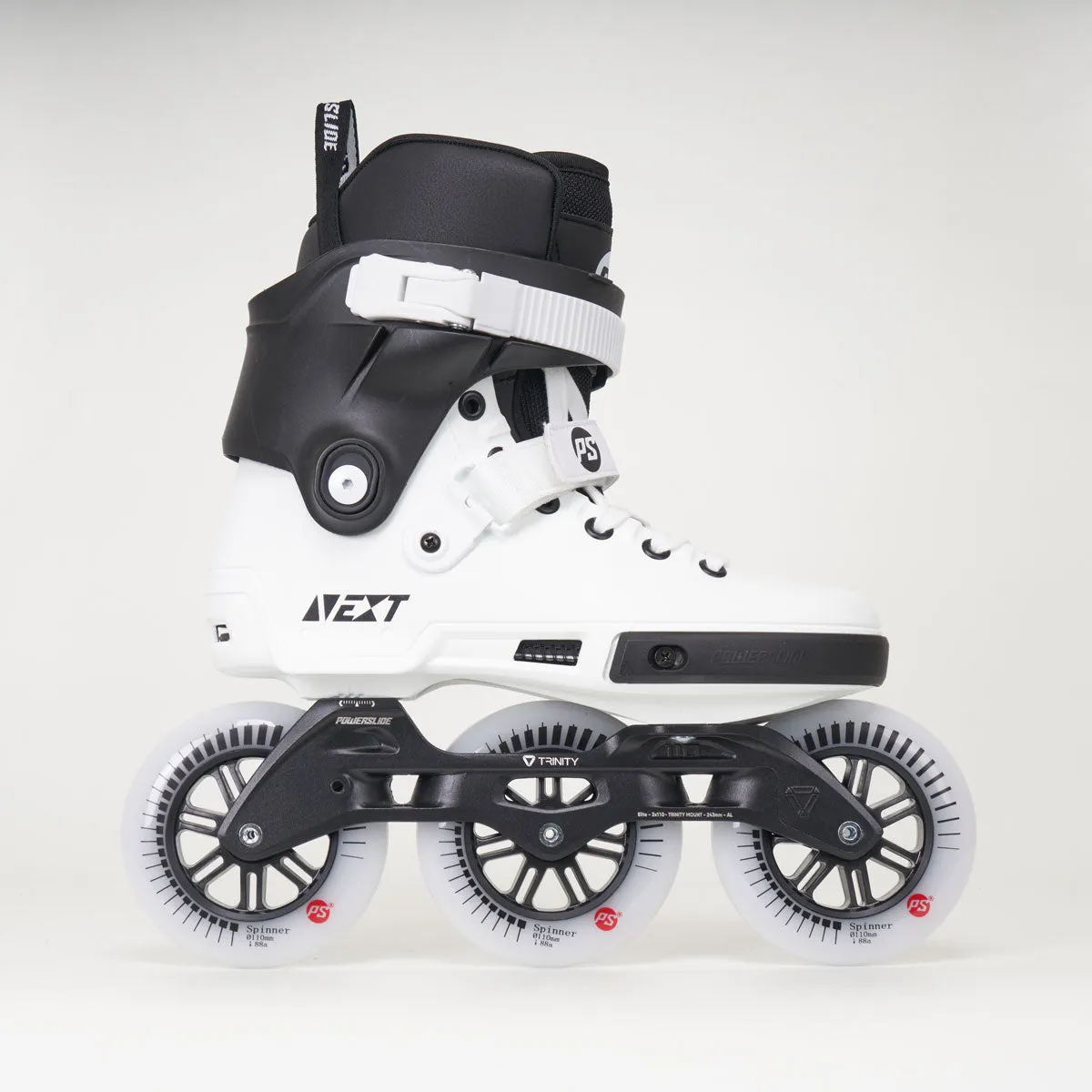 Powerslide Next Core 110 Inline Skates - Unisex - White/Black - 2024
