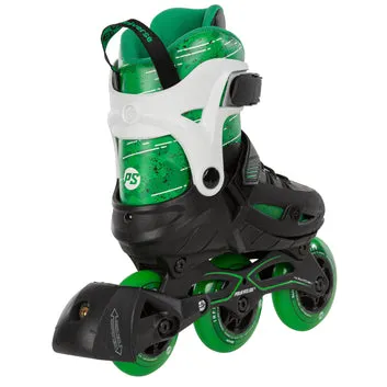 Powerslide Phuzion Universe Adjustable Inline Skates Green 3W