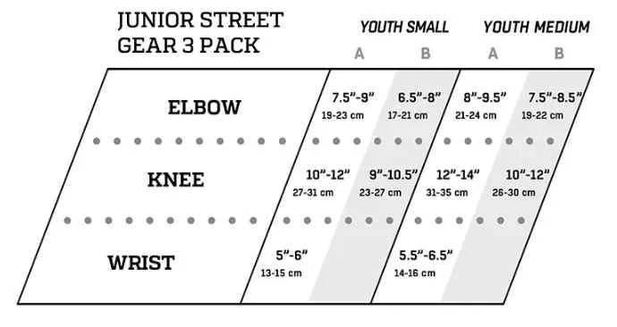 Protec Junior Full Pad Set Retro