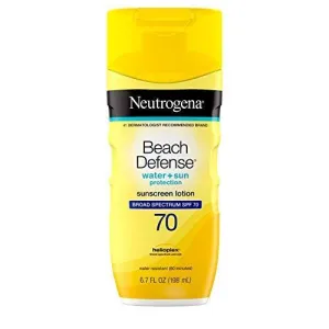 Protección solar de playa, de Neutrogena, loción SPF 70.  6,7oz/ 201ml