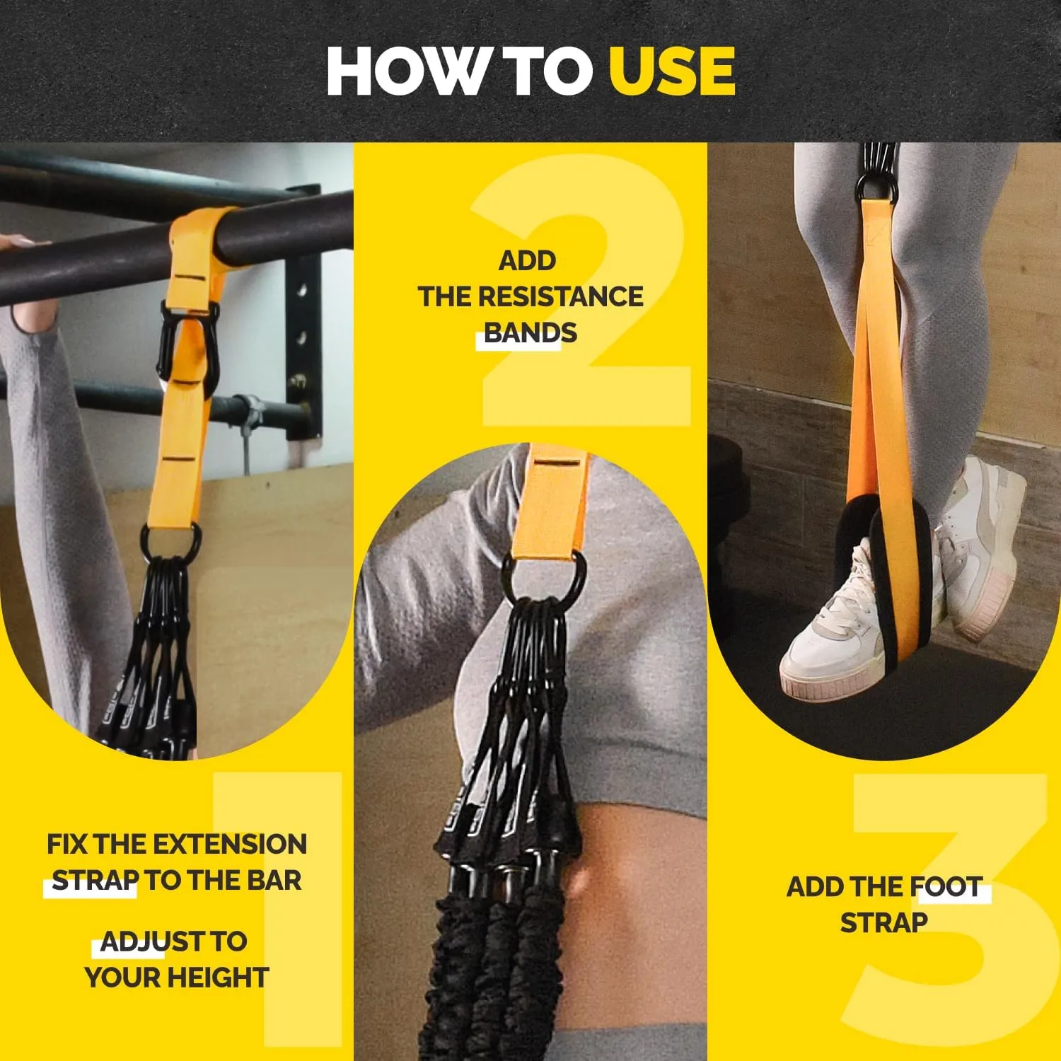 Pull Up Assistance Bands Set For Pull Up