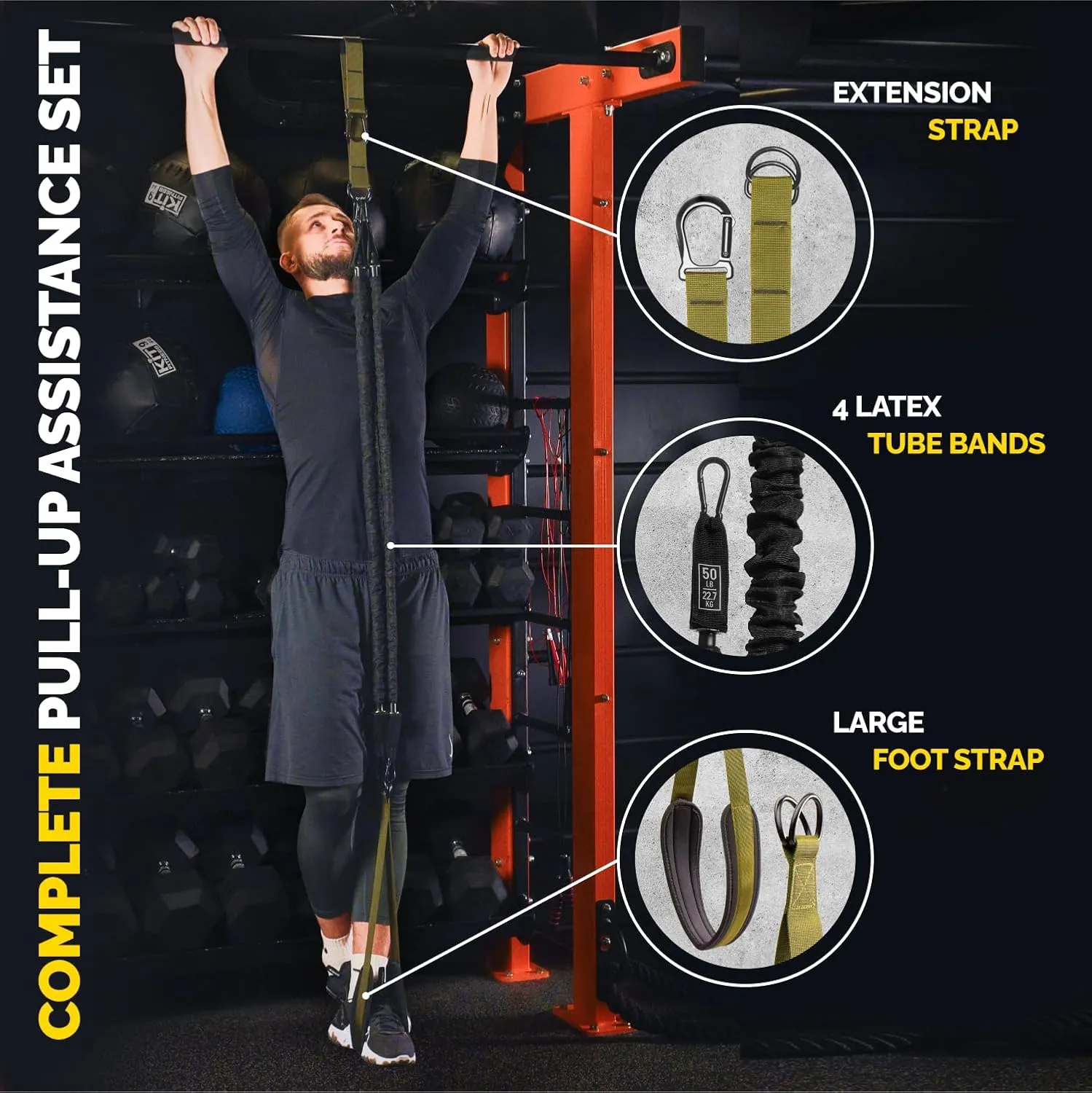 Pull Up Assistance Bands Set For Pull Up