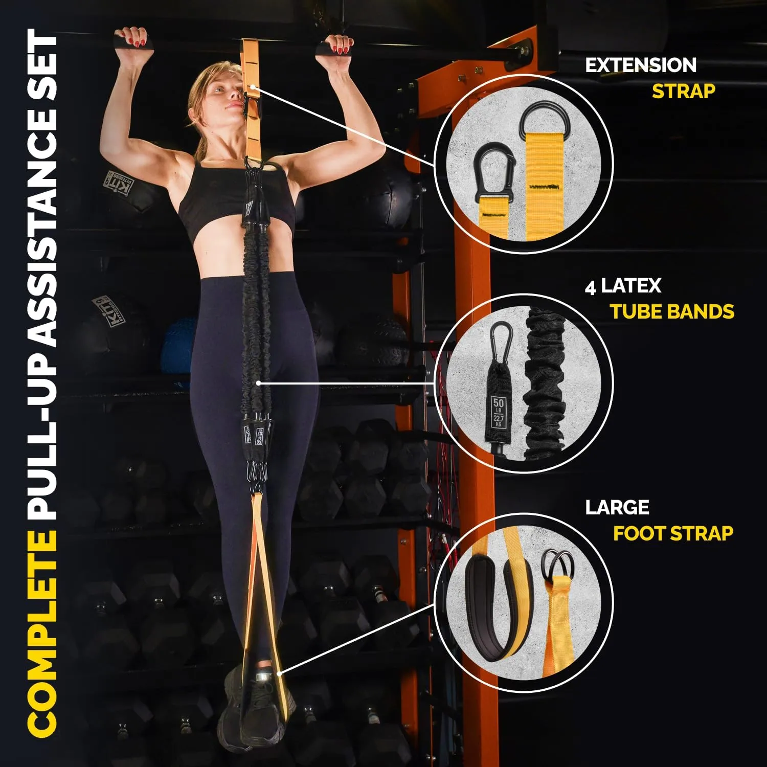Pull Up Assistance Bands Set For Pull Up