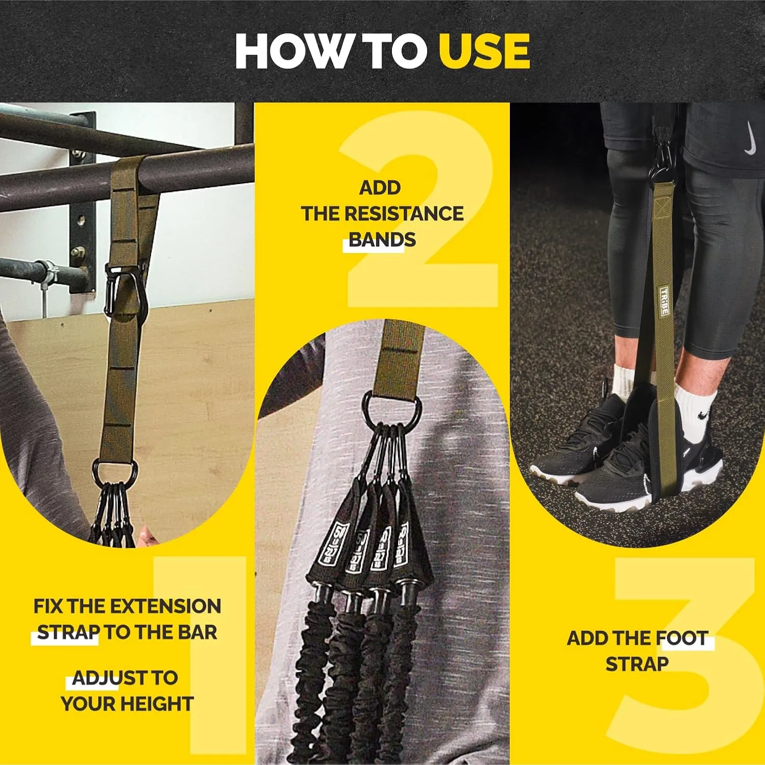 Pull Up Assistance Bands Set For Pull Up