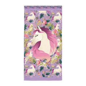 Purple Unicorn - Beach Towel