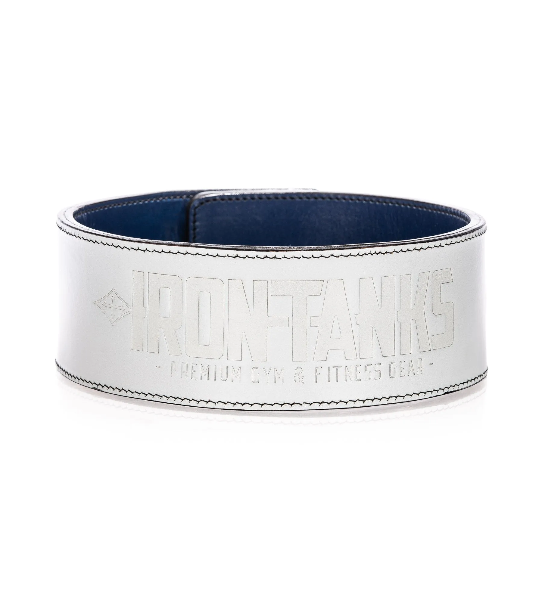 Quake 13mm Lever Belt - Blue and White