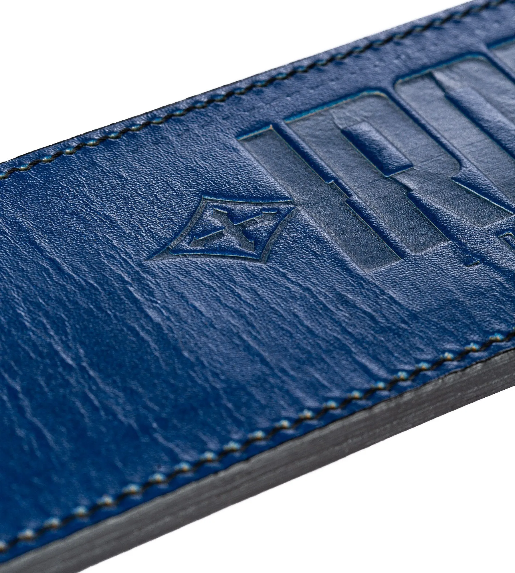 Quake 13mm Lever Belt - Blue and White