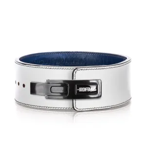 Quake 13mm Lever Belt - Blue and White