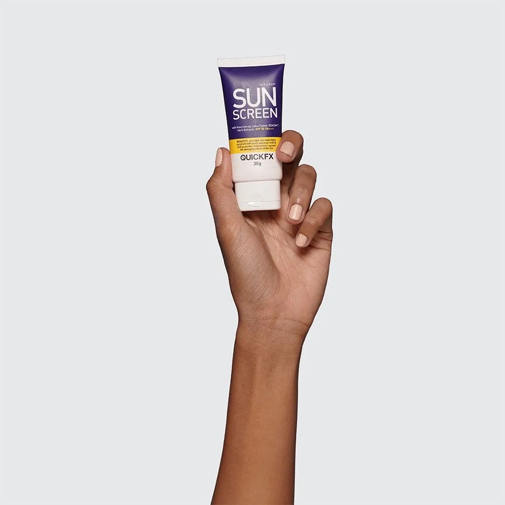 Quickfx Sunscreen SPF50 PA    30g