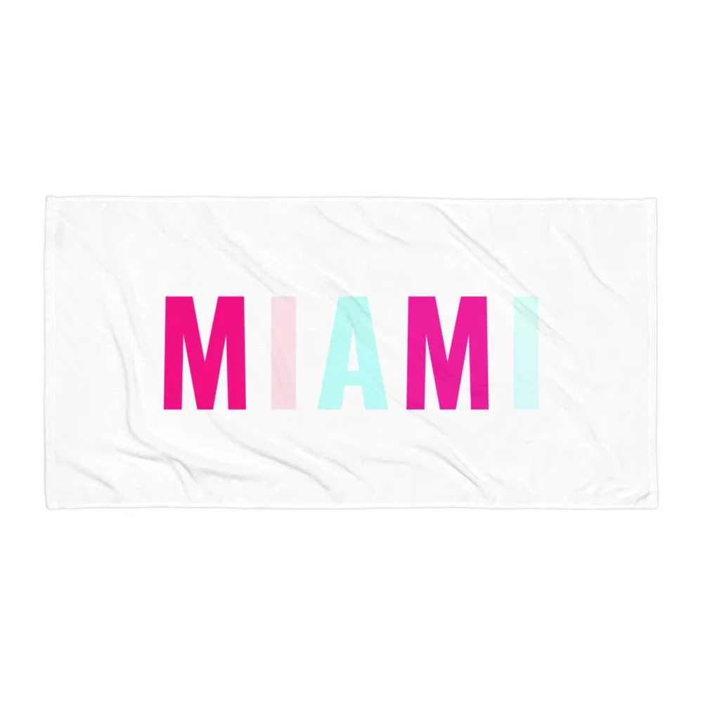 "Miami- VICE" Beach Towel