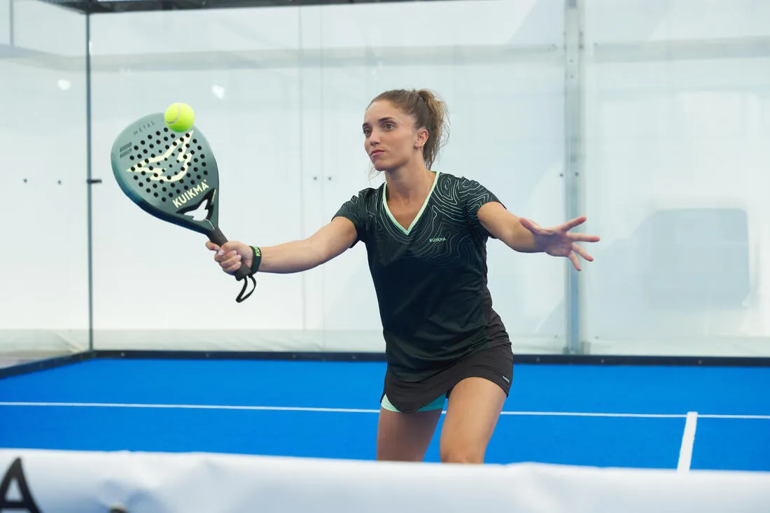 Raquette de padel adulte - kuikma control metal