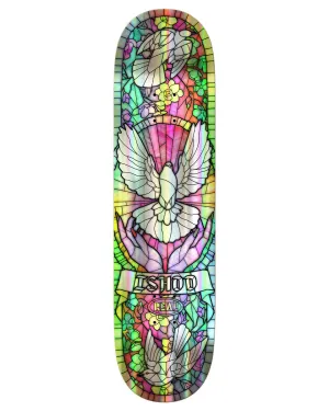 Real - Ishod Wair Holographic Cathedral Twin 8.5 Skateboard Deck