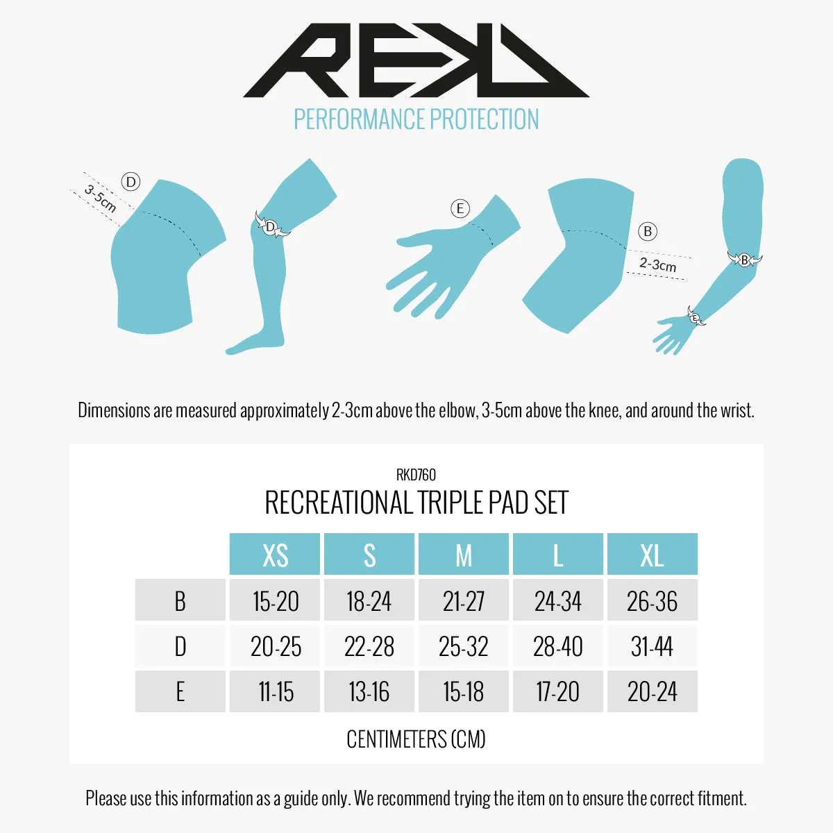 Rekd Recreational Triple Pad Set - Black