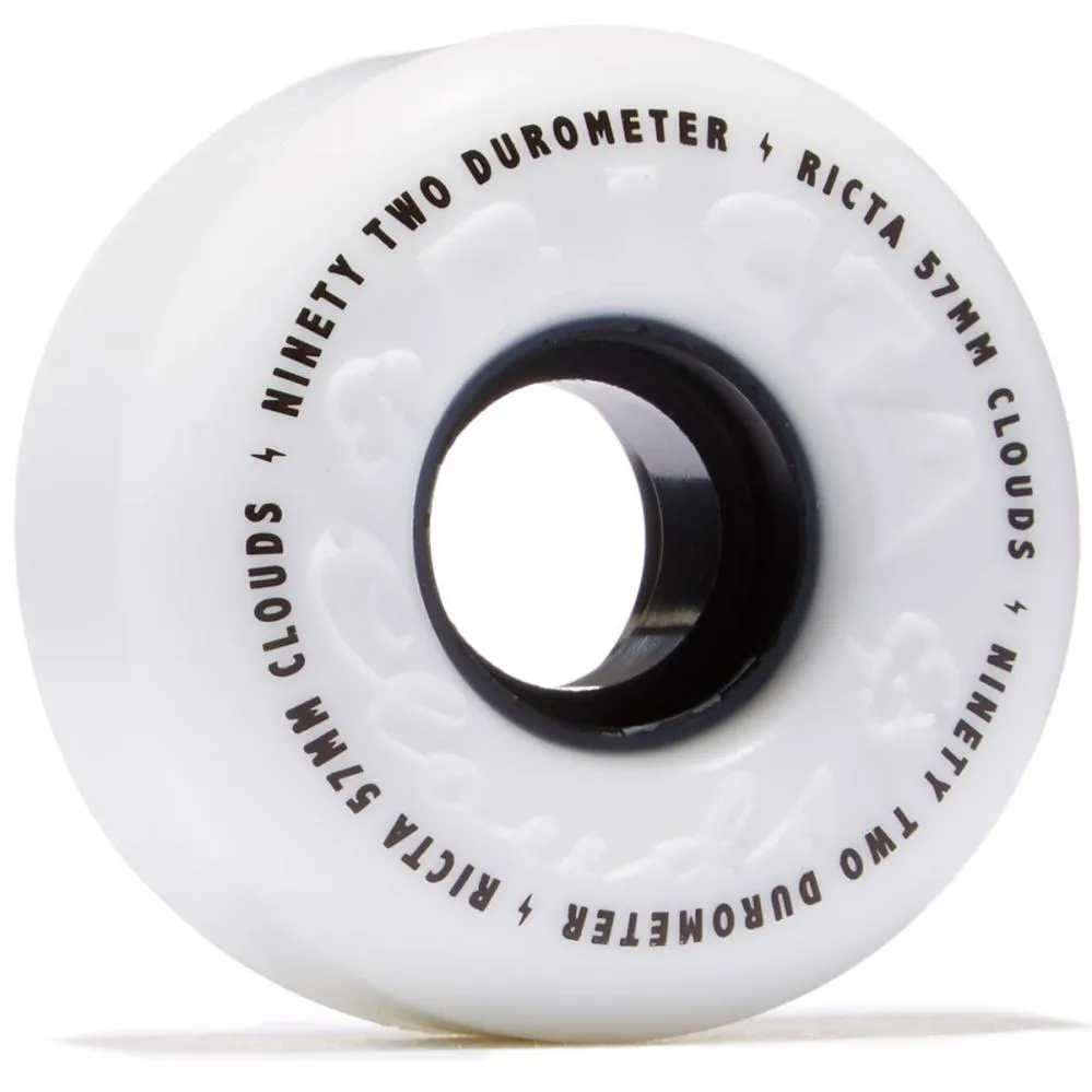 Ricta Wheels Clouds 92a White/Black 52mm