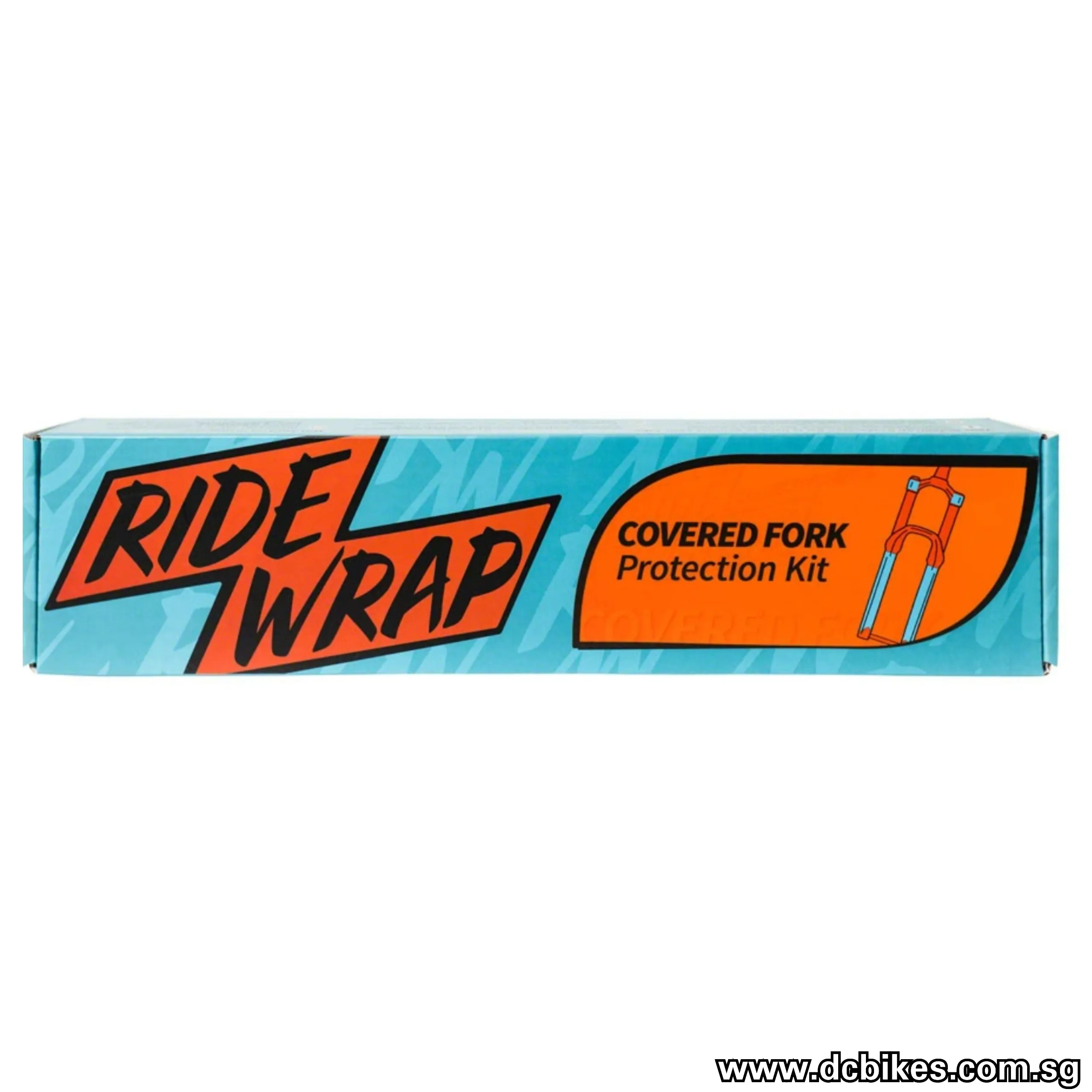 RideWrap 80% Covered Gloss | Matt MTB Road Gravel Fork Protection Decal Kit