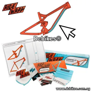 RideWrap Universal Gloss Clear Protection Downtube Xtra Thick Decal 