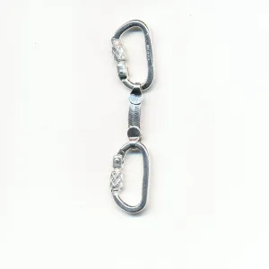 Rock Climbing Qickdraw Pendant -Sterling Silver -Rock Climbing Jewelry