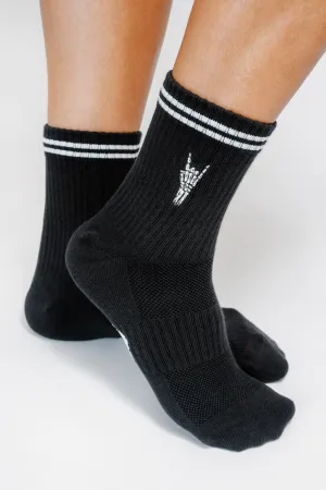 Rock On Knit Ankle Sock by Loindaflow