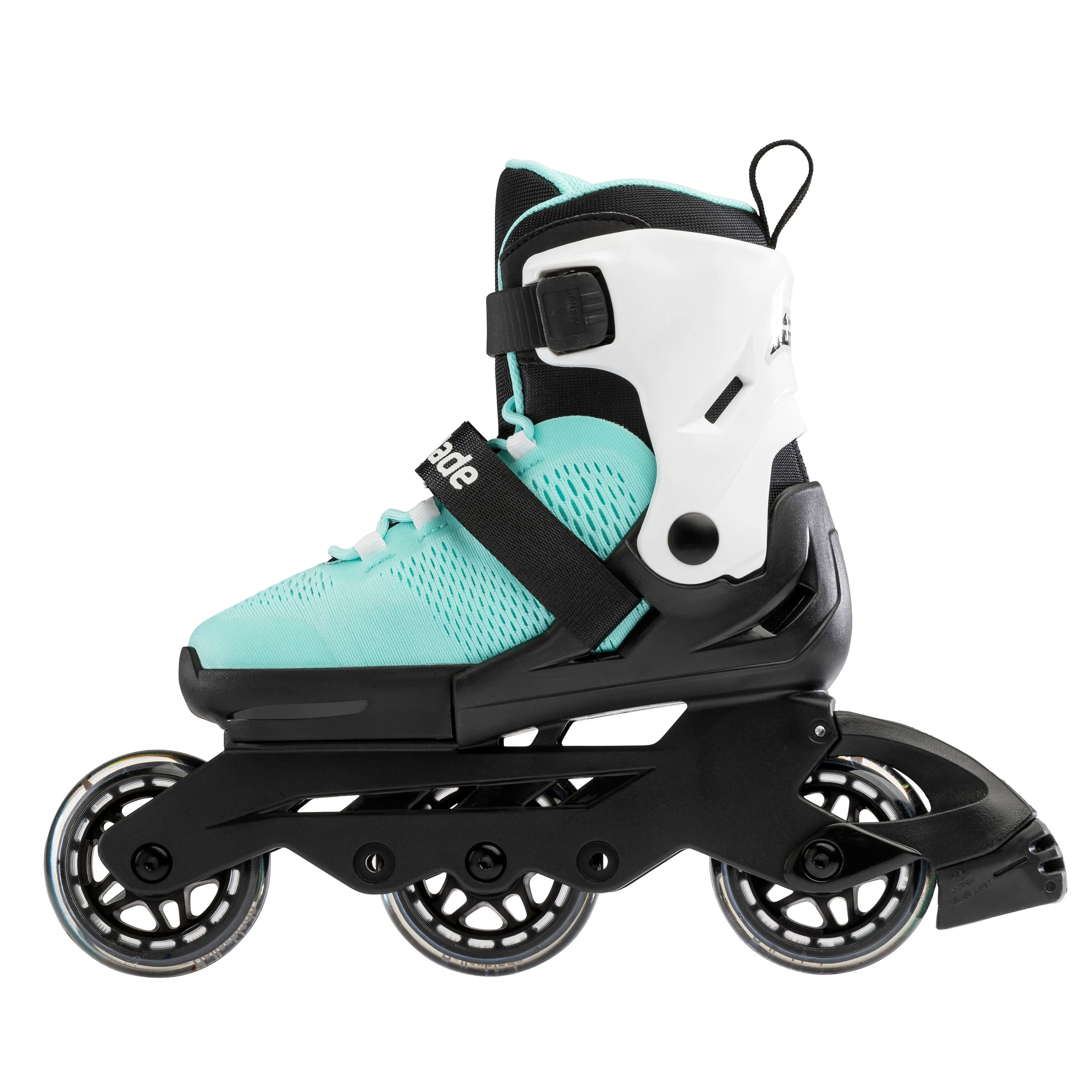 Rollerblade Microblade 3WD Adj Inline Skates Aqua/White