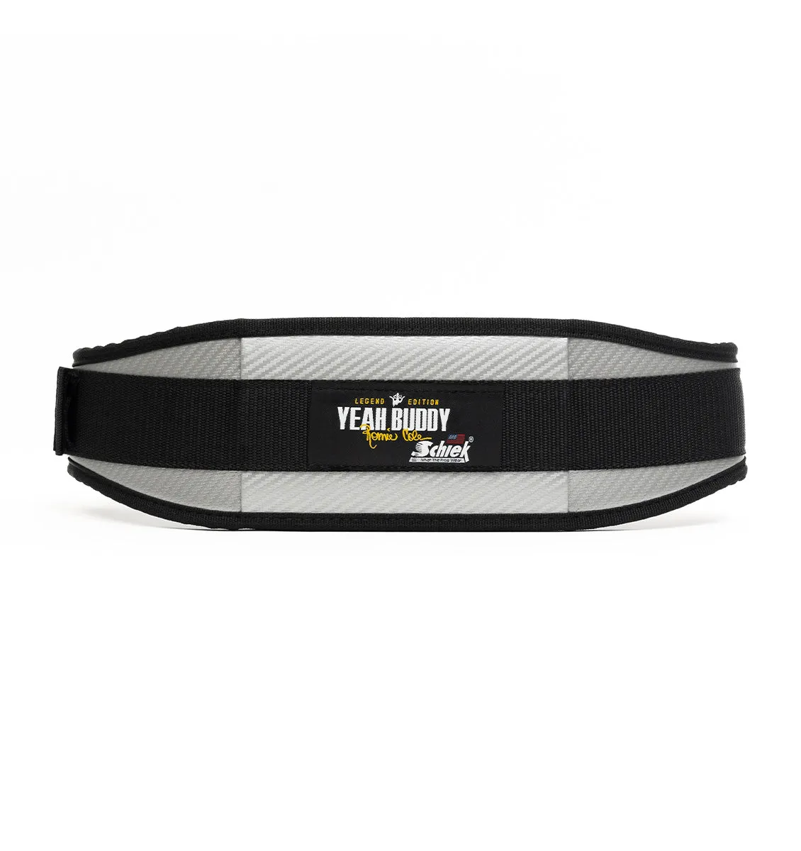 Ronnie Coleman Signature Series CF4004 Carbon Fibre Contour Weight Lifting Belt - Silver