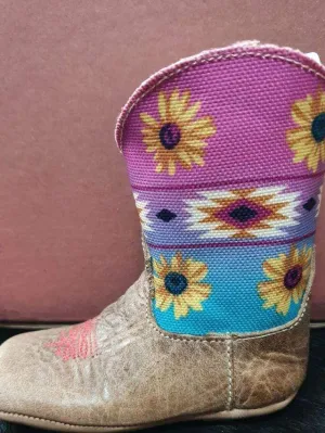 Roper Cowbaby Daisy Tan Boots