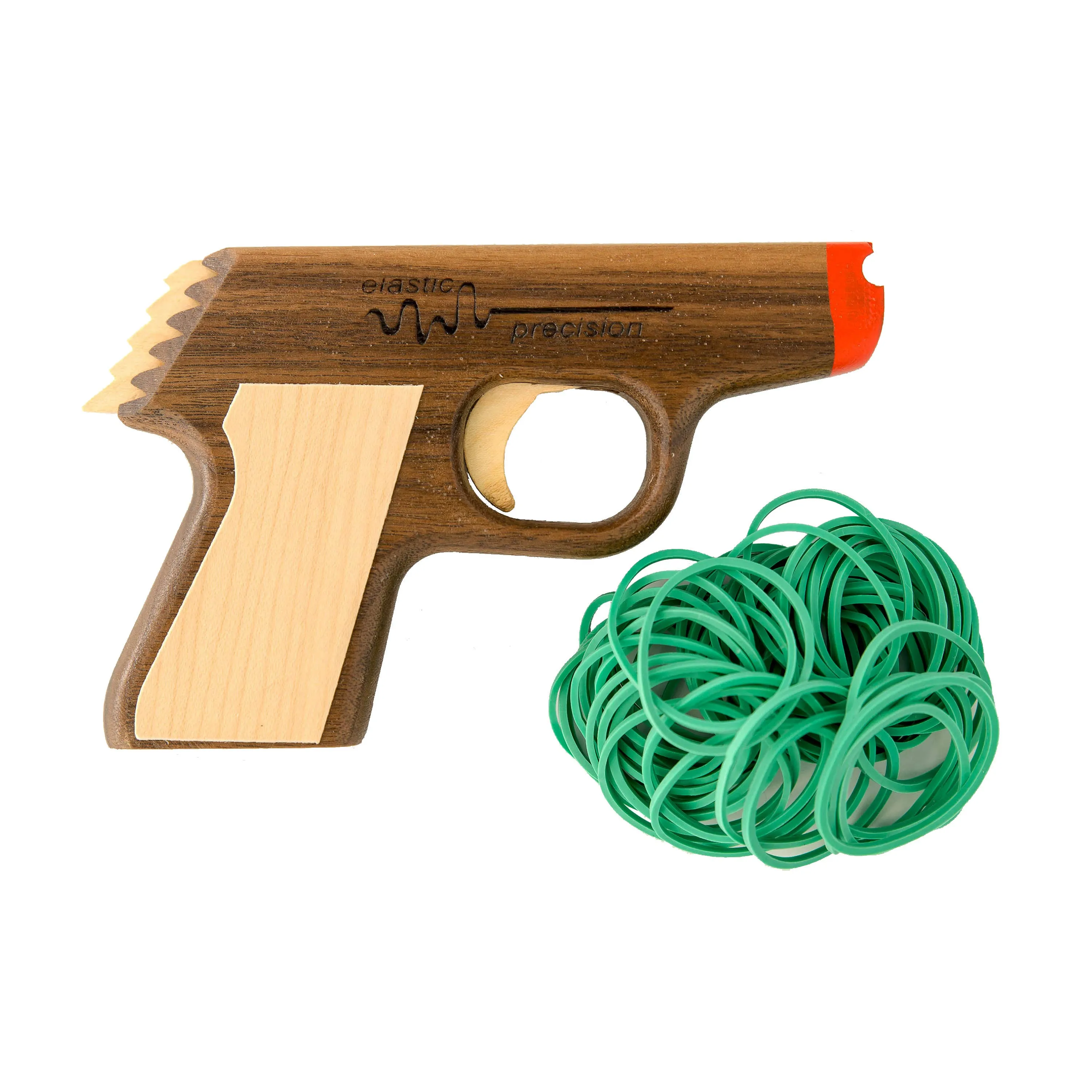 Rubber Band Gun - Walnut