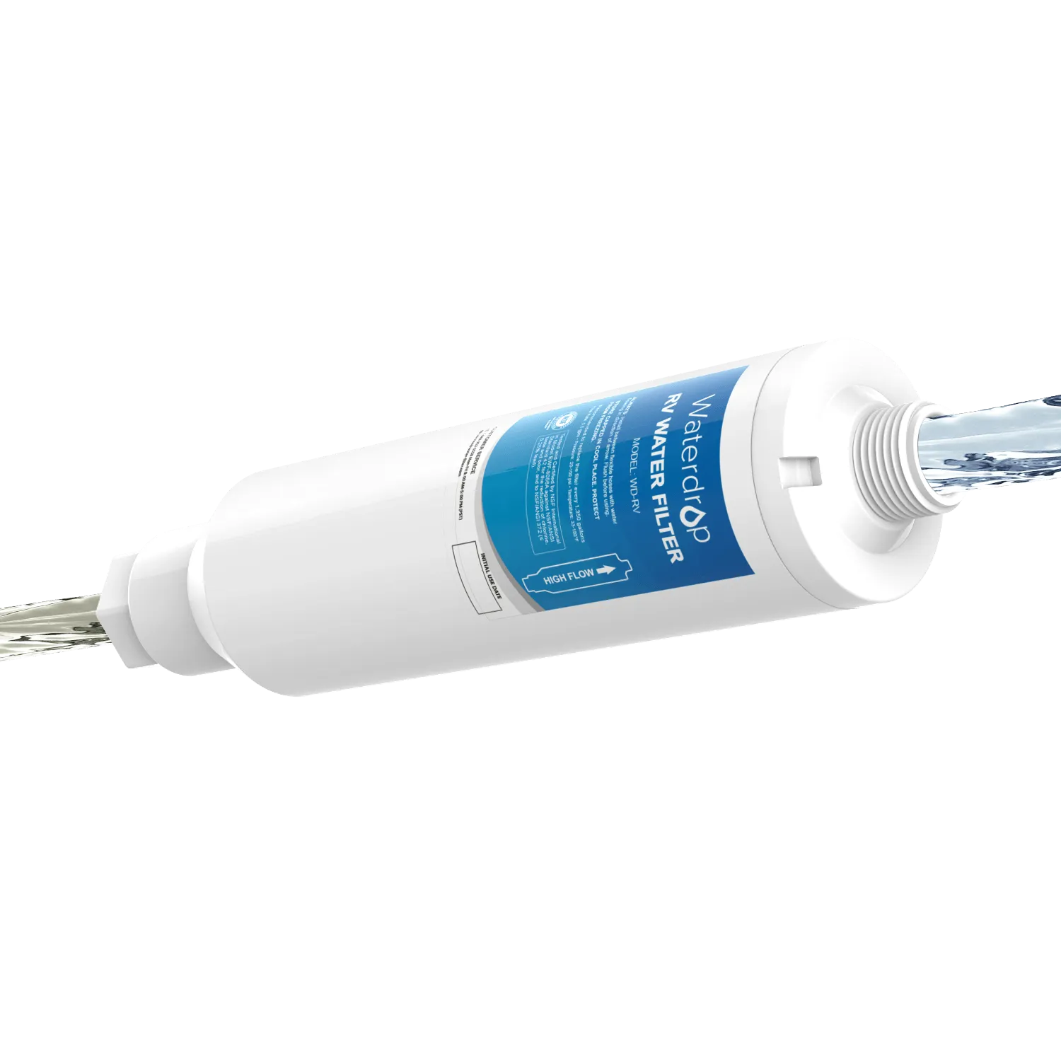 RV Water Filter | RV Inline Water Filter with Flexible Hose Protector