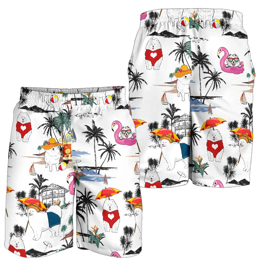 Samoyed-Summer Beach Mens Shorts