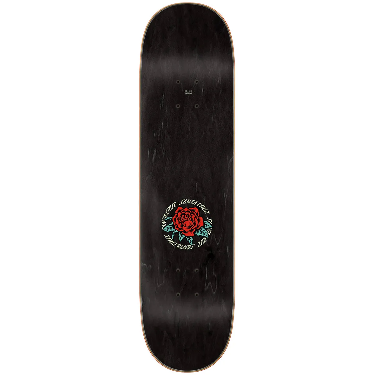 Santa Cruz - Rosette Ringed Dot 8.0 Skateboard Deck