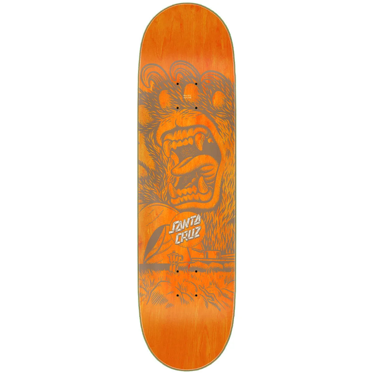 Santa Cruz - Screaming Grizzly 8.5 Skateboard Deck