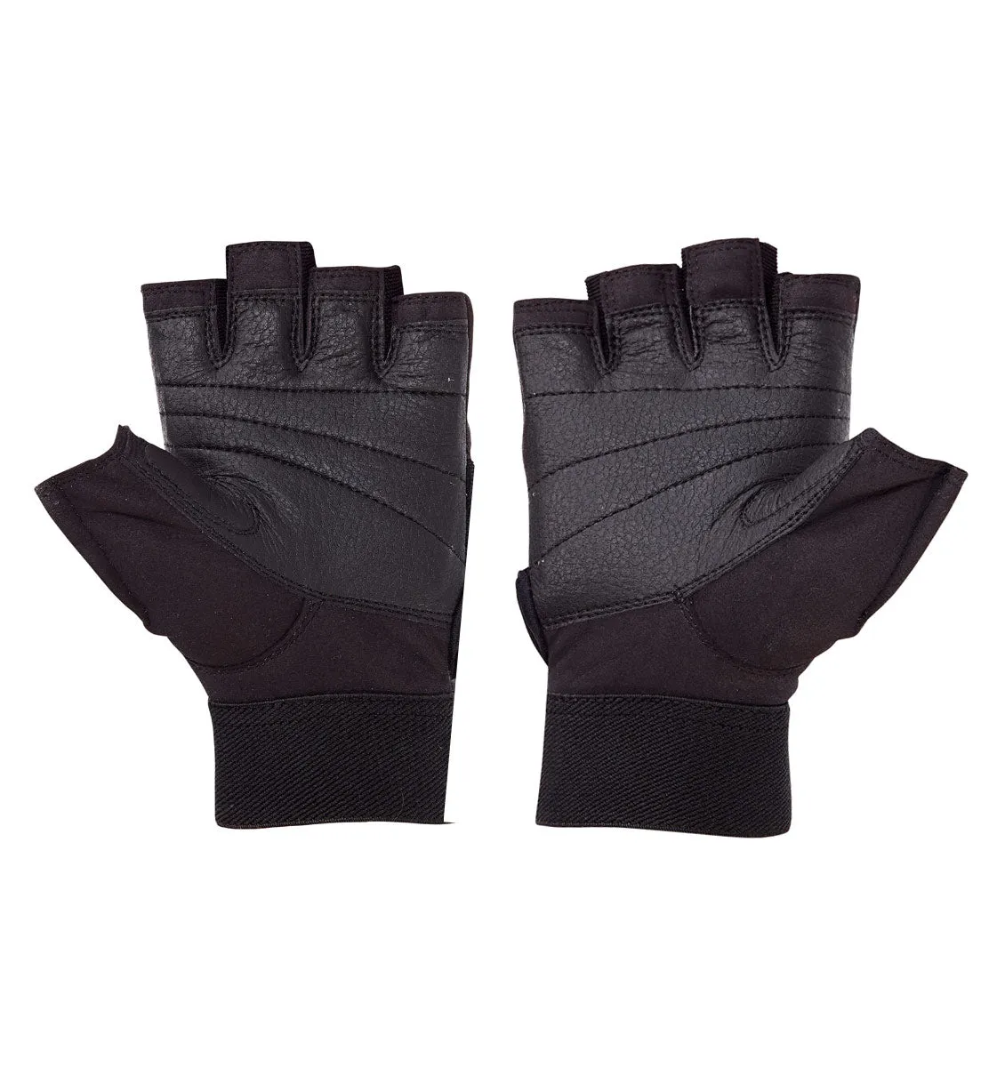 Schiek Platinum Series "Gel" Weight Lifting Gloves - Black