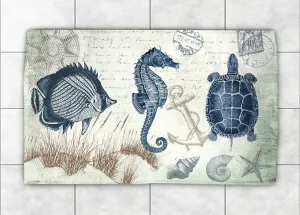 Seaside Postcard Accent Rug