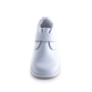 Sergio White Leather Boot