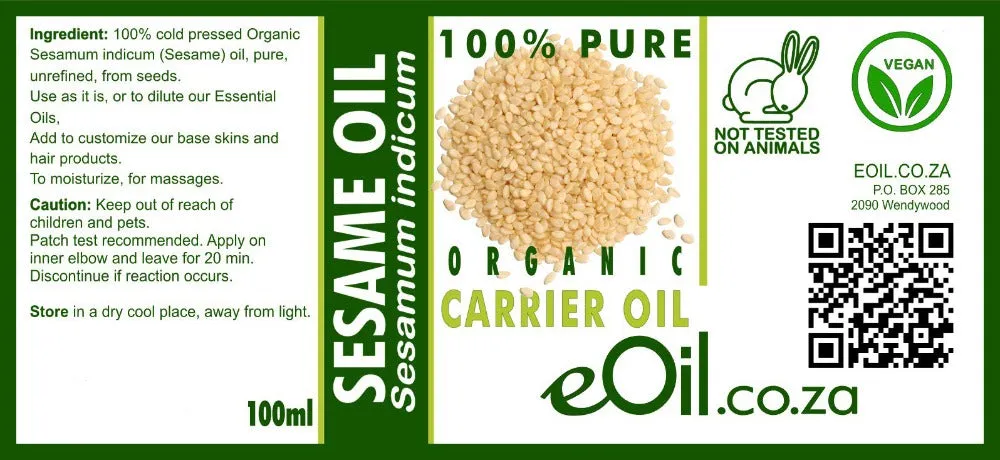 Sesame Carrier Ayurveda Oils