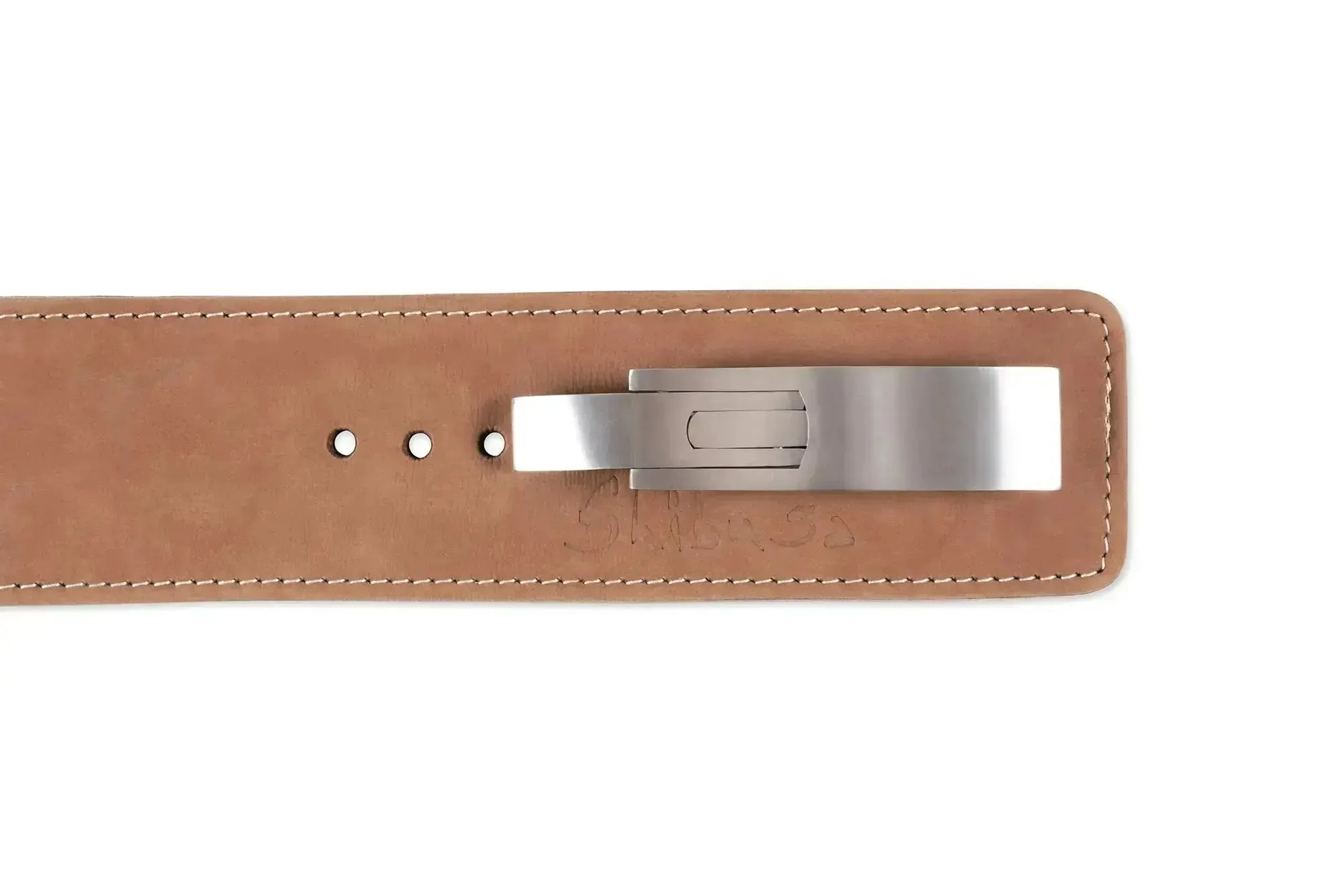 Shibusa Brown Leather Lever Belt