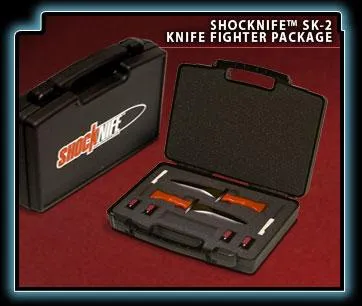 ShockKnife SK-2 Knife Fighter Package with 2 Shock Knives