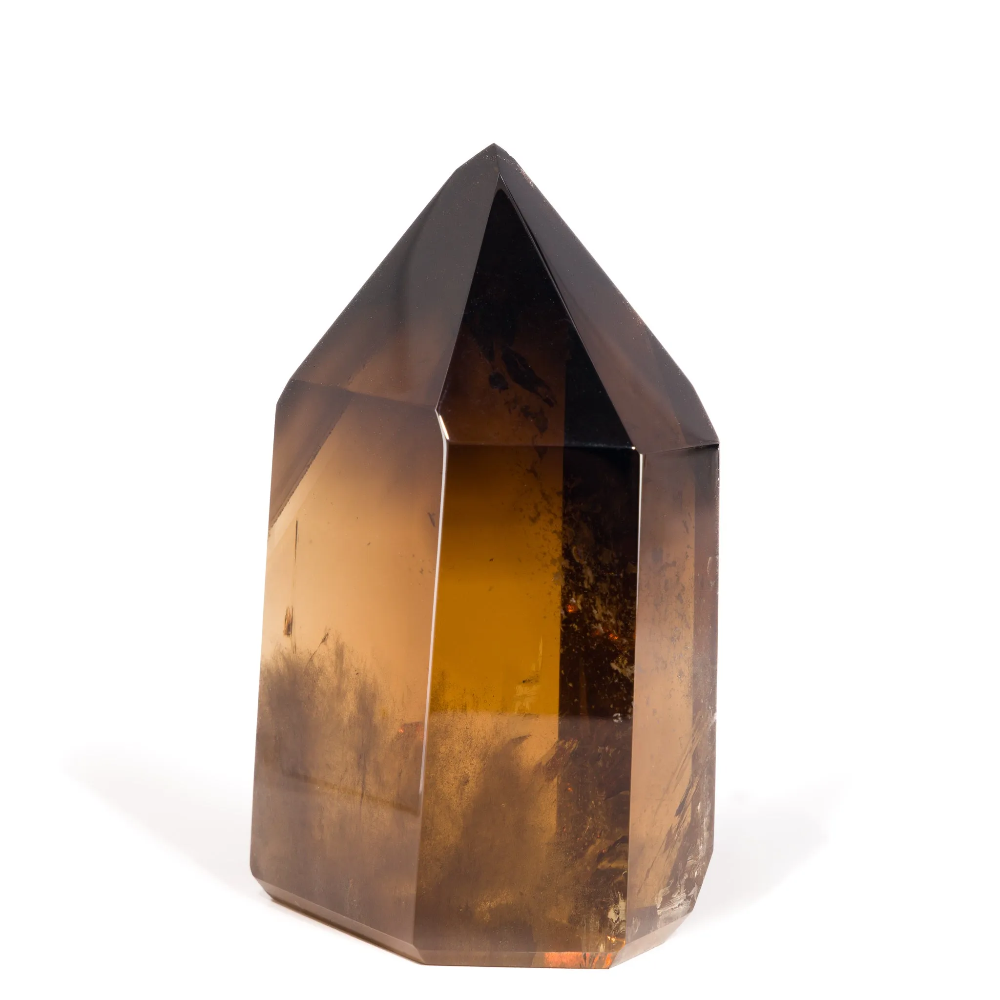 Smoky Citrine 3.6 Inch 315.6 Gram Polished Crystal Point - Brazil