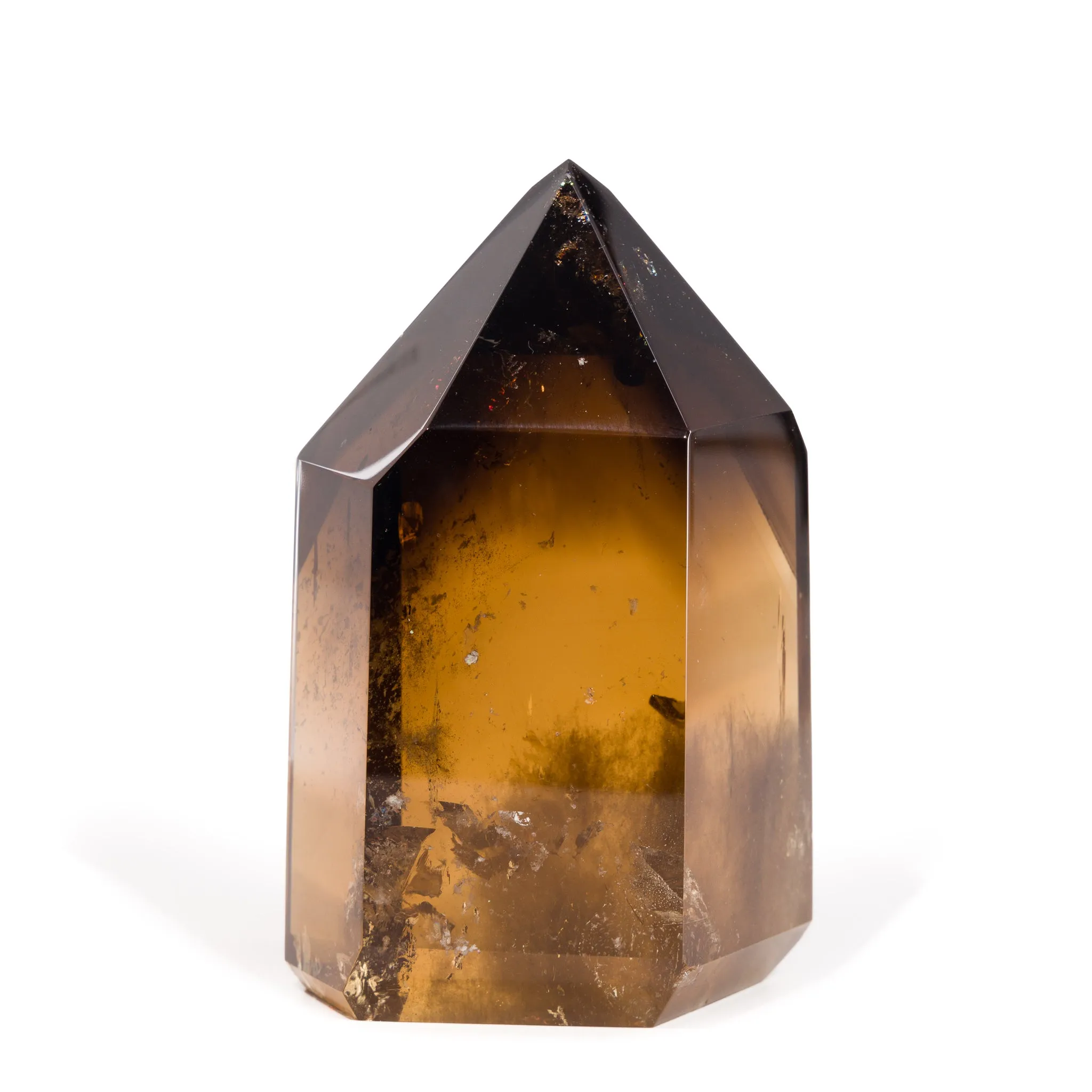 Smoky Citrine 3.6 Inch 315.6 Gram Polished Crystal Point - Brazil