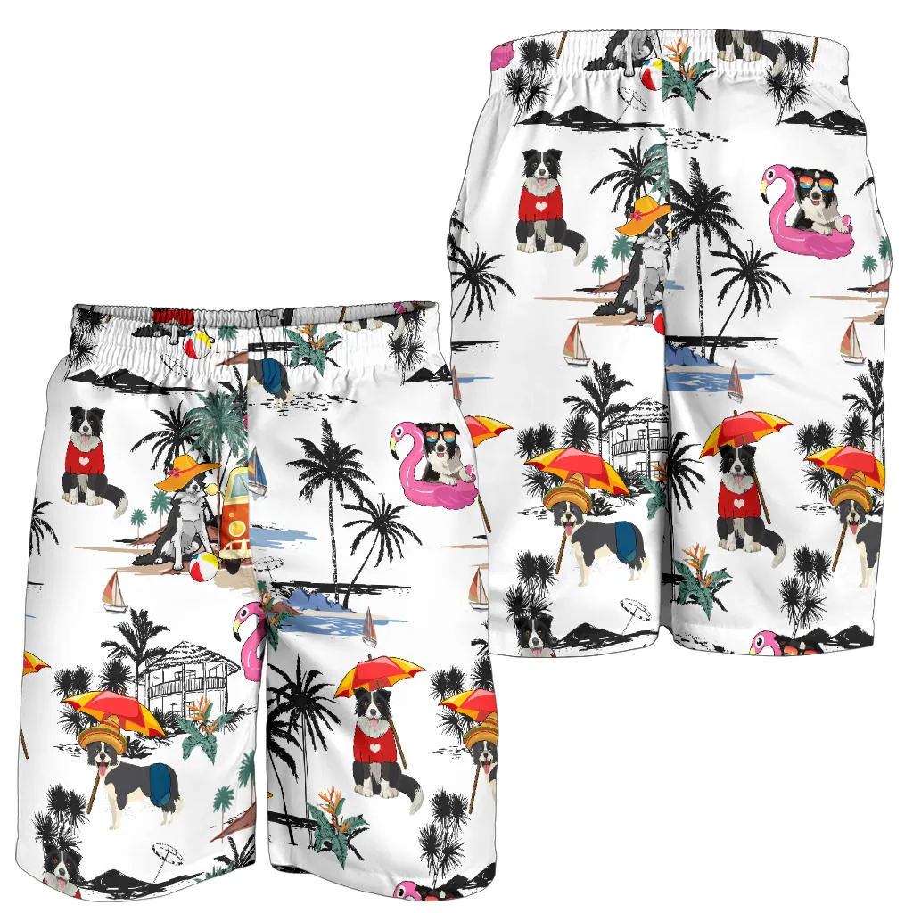 Smooth Collie-Summer Beach Mens Shorts