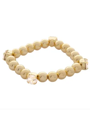 Sorrelli  Four Crystal Stretch Bracelet - Crystal
