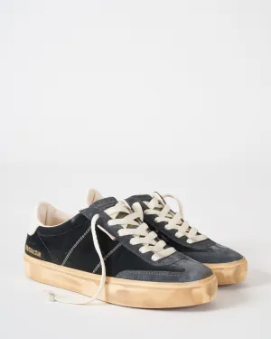 soul-star velvet upper leather heel
