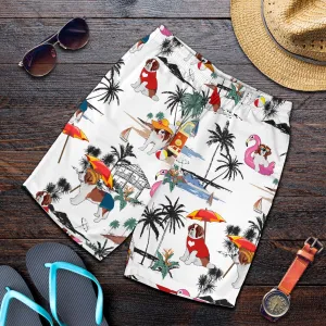 St Bernard-Summer Beach Mens Shorts