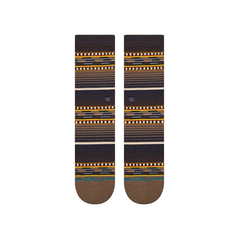 Stance Cedar Rock Crew Brown Socks