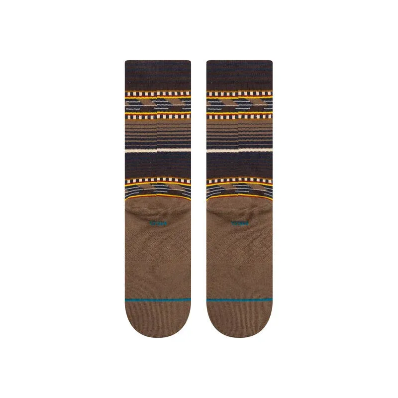 Stance Cedar Rock Crew Brown Socks