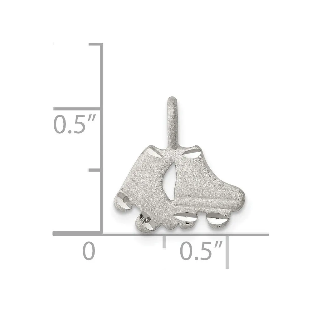 Sterling Silver Roller Skates Pendant